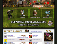 Tablet Screenshot of oldworldfootball.com
